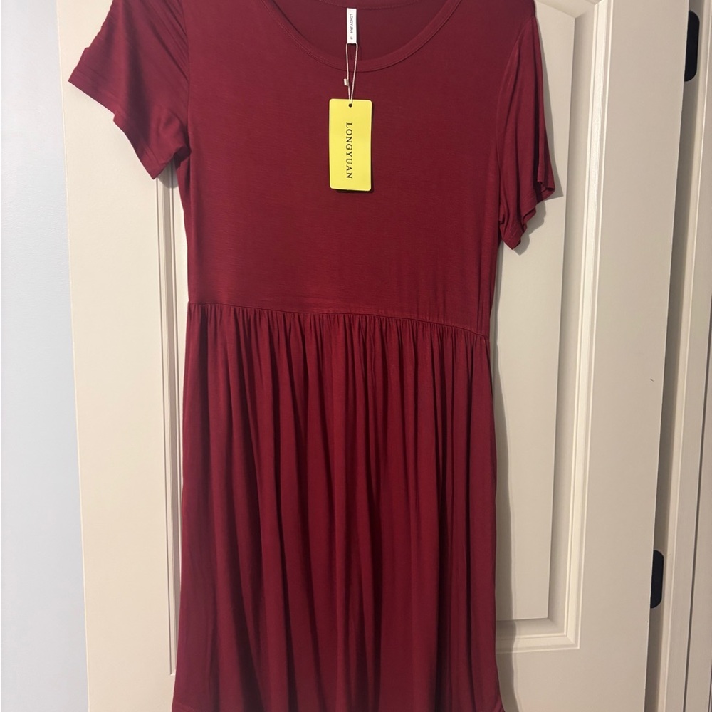 Comfortable Maroon  Women's Dress